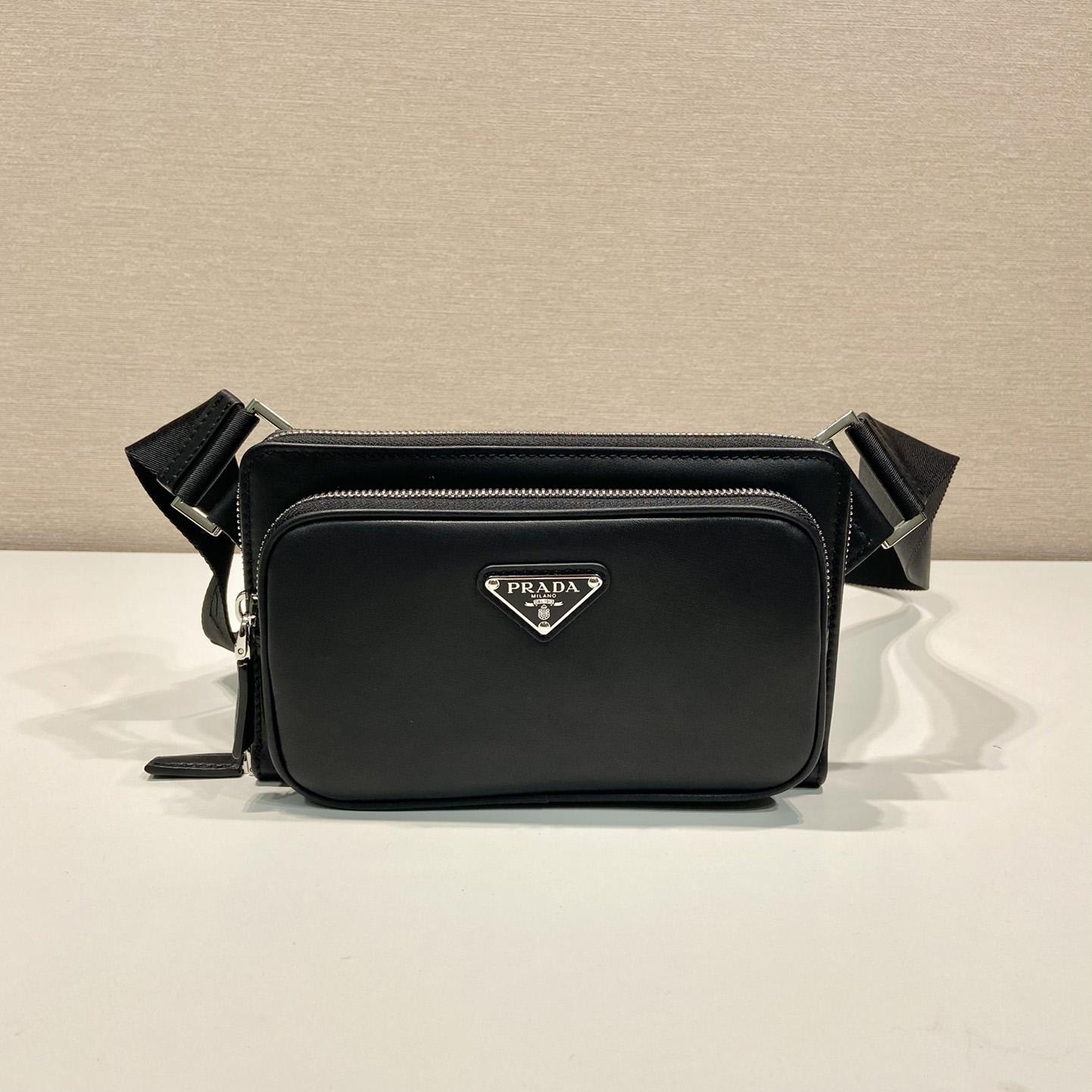 Prada Saffiano Leather Shoulder Bag - DesignerGu