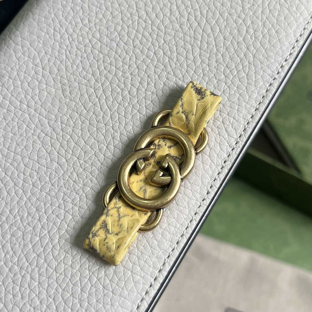 Gucci Chain Wallet With Interlocking G Python Bow(19-10-4cm) - DesignerGu