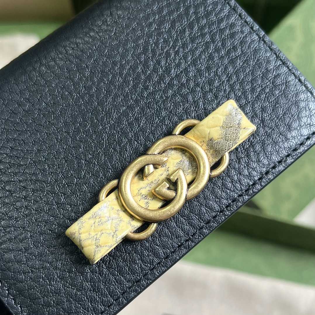 Gucci Wallet With Interlocking G Python Bow - DesignerGu