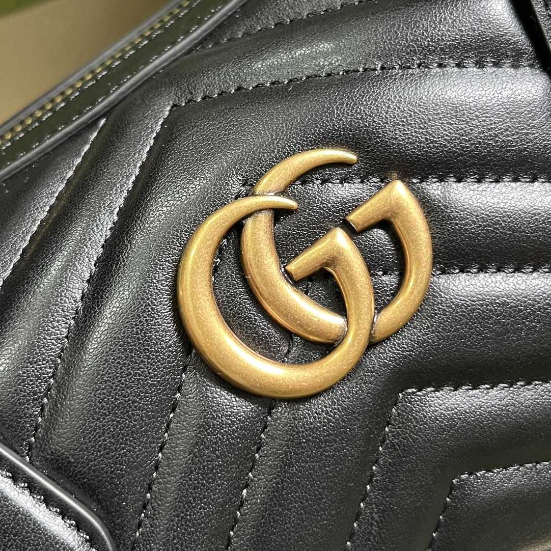 Gucci GG Marmont Small Top Handle Bag(27-13.5-10cm) - DesignerGu