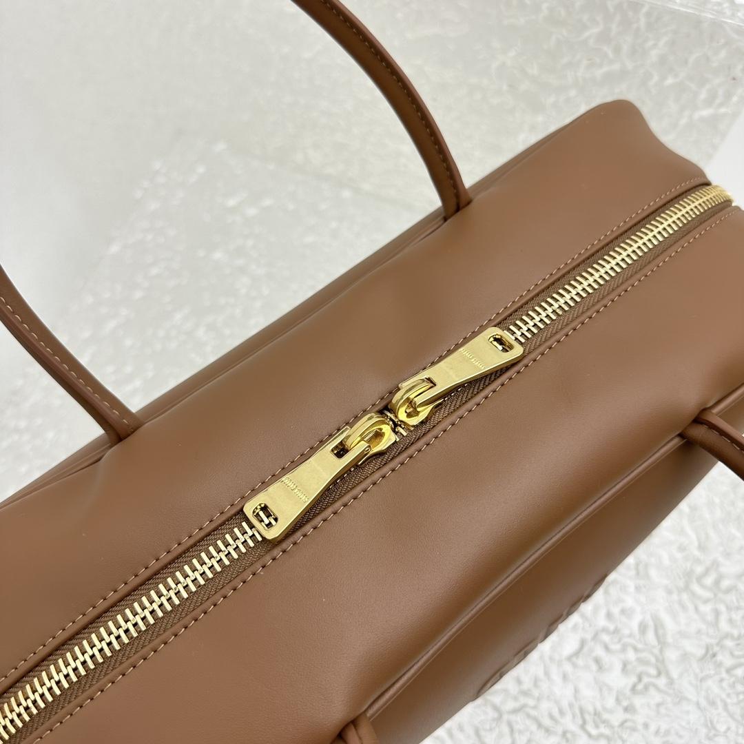 Miu Miu Leather Top-handle Bag - DesignerGu