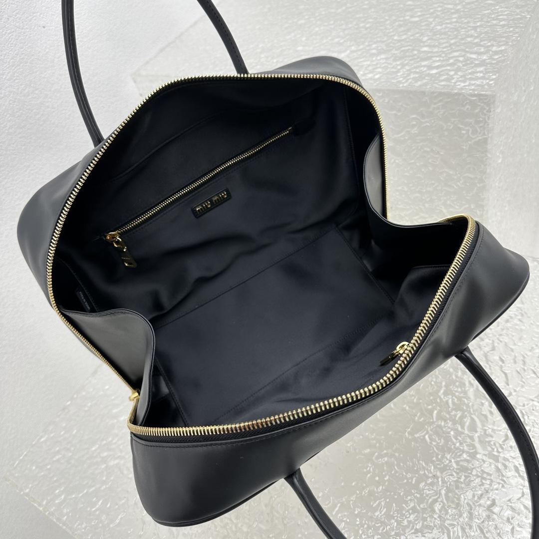 Miu Miu Leather Top-handle Bag - DesignerGu