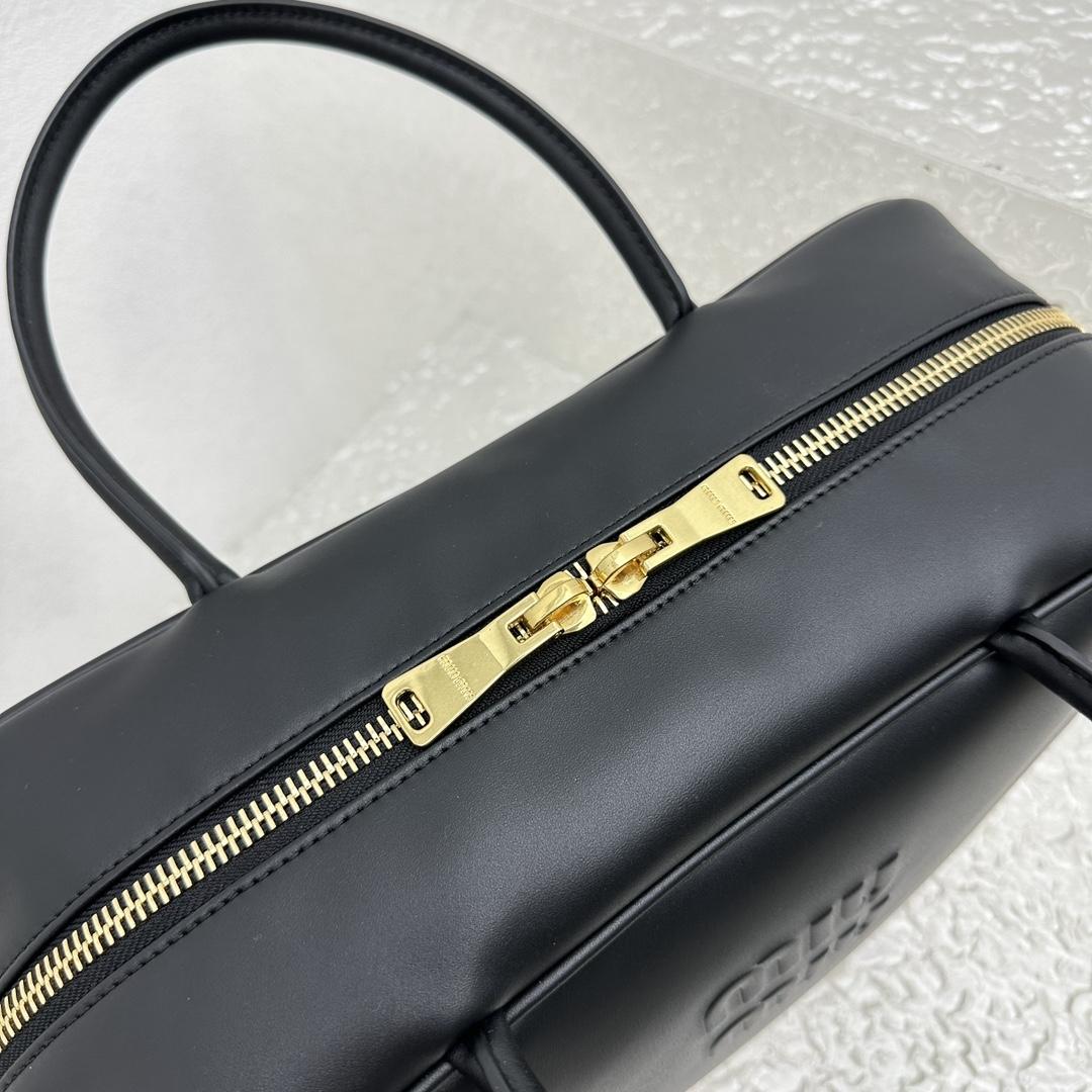 Miu Miu Leather Top-handle Bag - DesignerGu