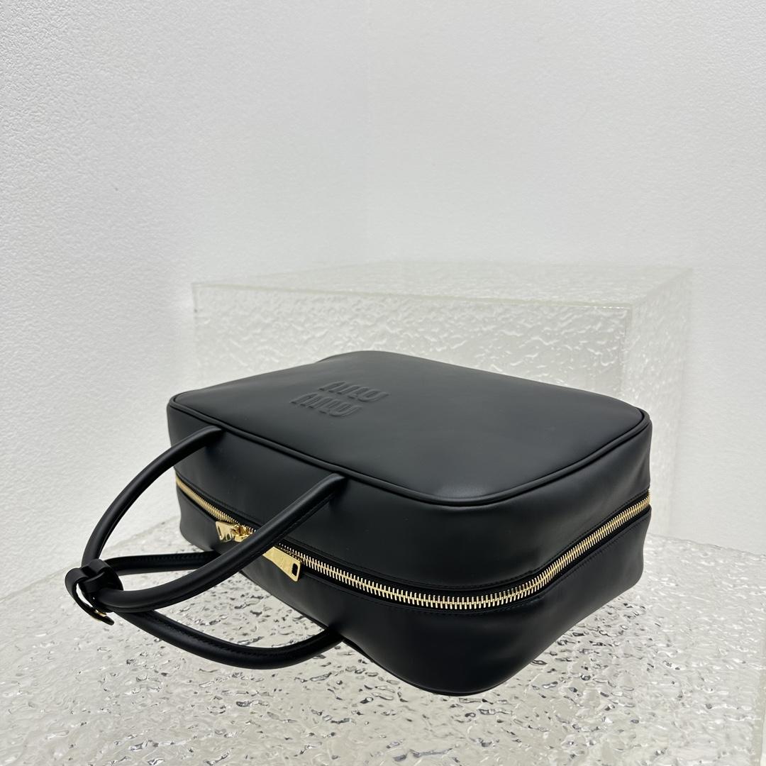 Miu Miu Leather Top-handle Bag - DesignerGu