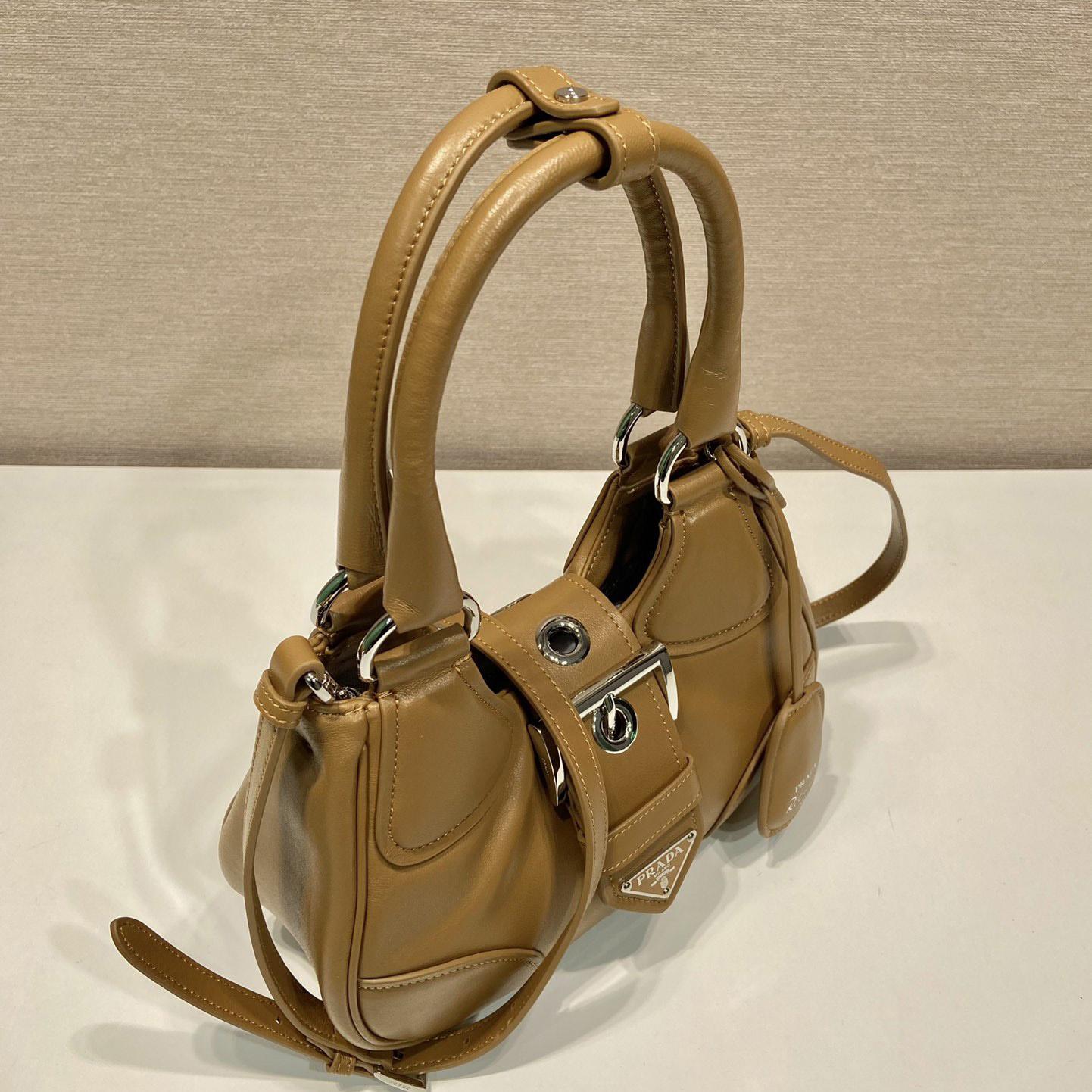 Prada Moon Padded Nappa-leather Bag - DesignerGu