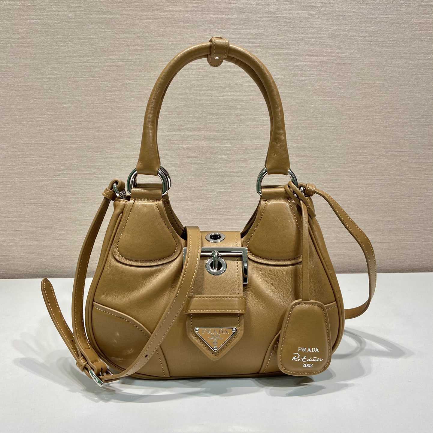 Prada Moon Padded Nappa-leather Bag - DesignerGu