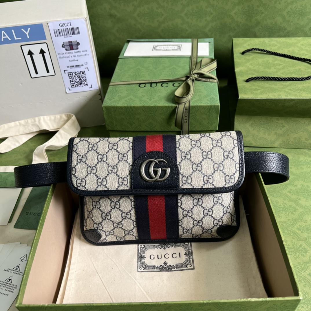 Gucci Ophidia Belt Bag(22*17*3.5cm) - DesignerGu