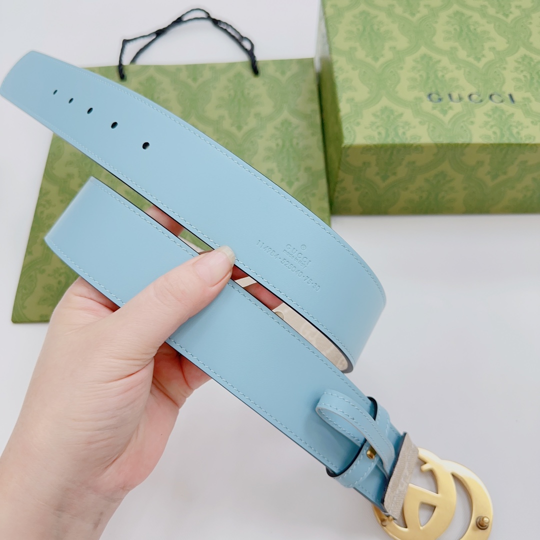 Gucci GG Marmont Reversible Wide Belt - DesignerGu