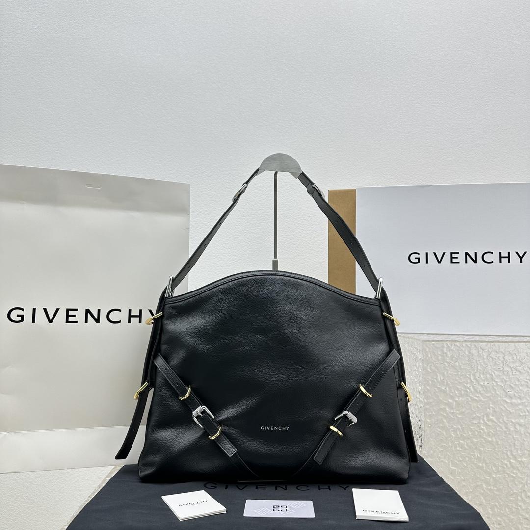 Givenchy Medium Voyou Bag In Leather(32-37-6.5cm) - DesignerGu