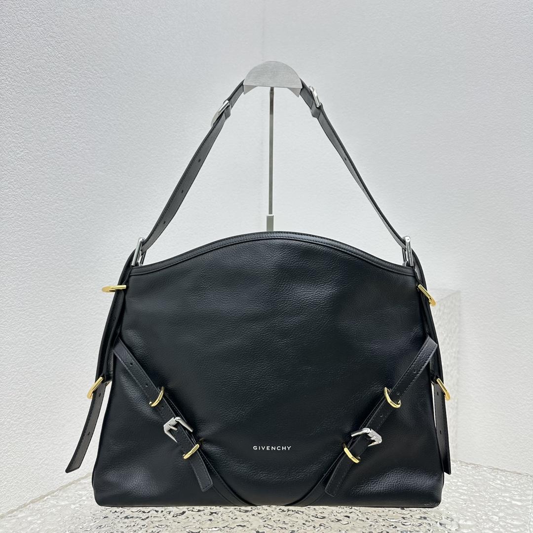 Givenchy Medium Voyou Bag In Leather(32-37-6.5cm) - DesignerGu