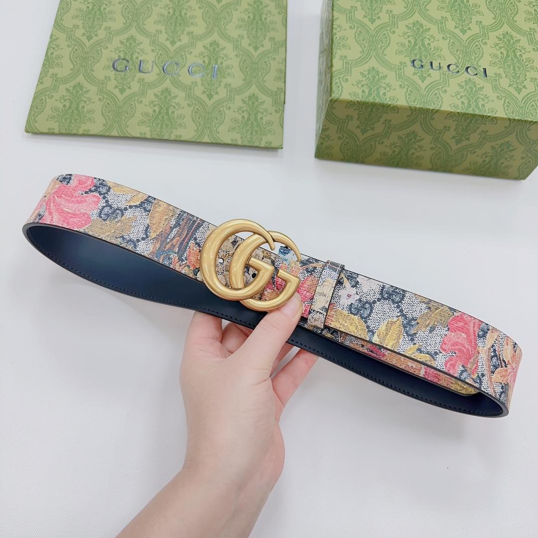 Gucci GG Marmont Wide Belt - DesignerGu