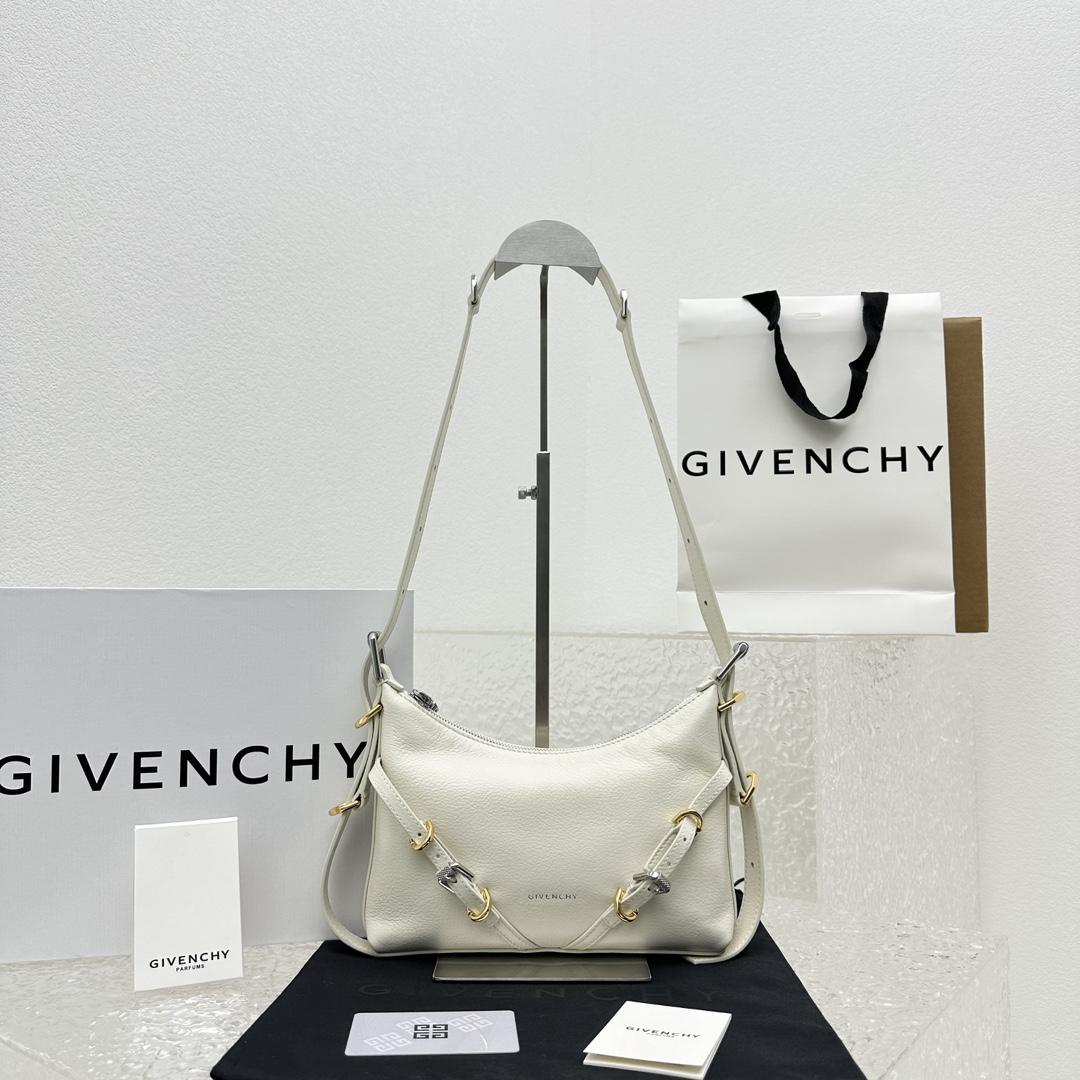 Givenchy Mini Voyou Bag In Leather (18X24x3.5cm) - DesignerGu