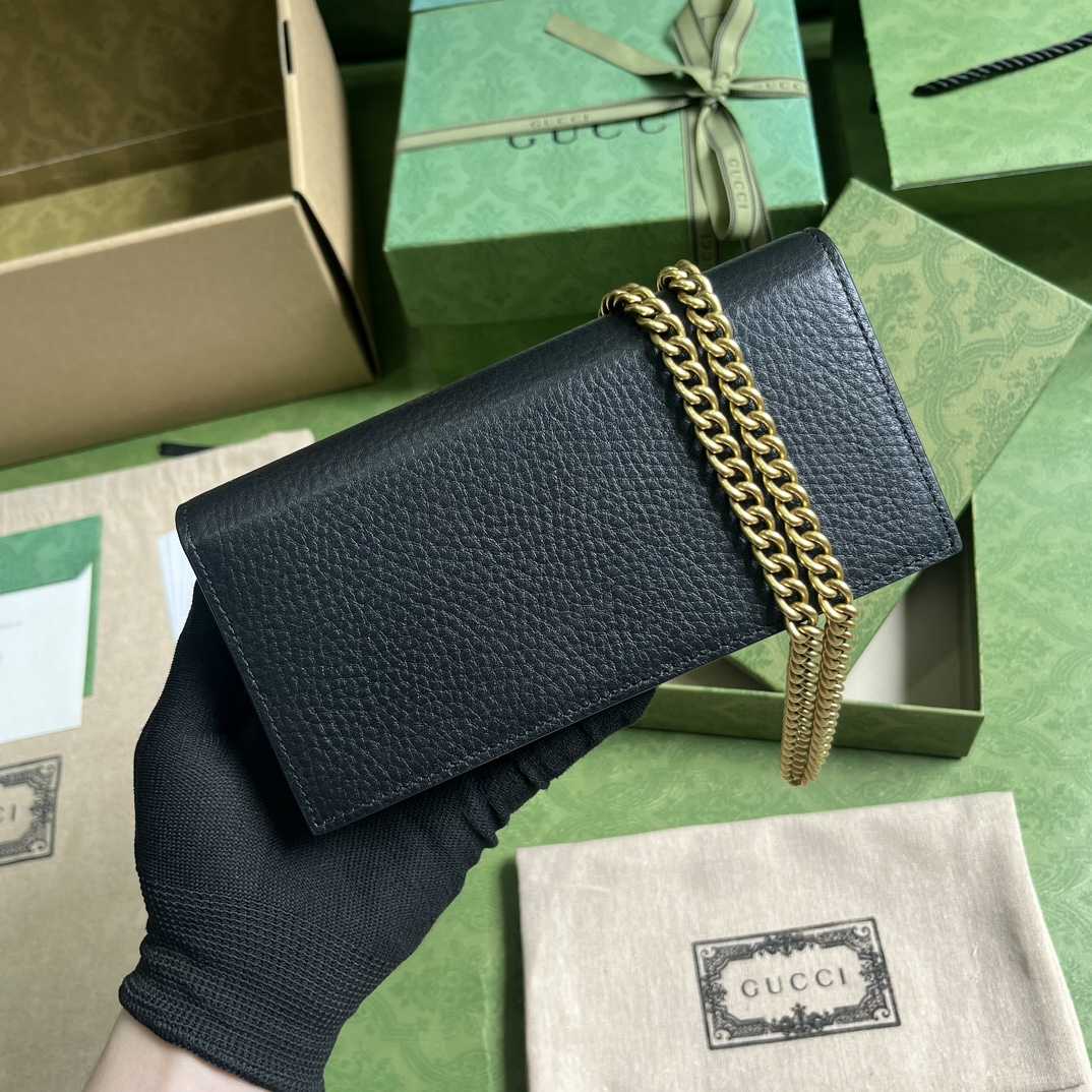 Gucci Chain Wallet With Interlocking G Python Bow(19-10-4cm) - DesignerGu