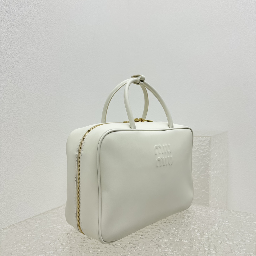 Miu Miu Leather Top-handle Bag - DesignerGu