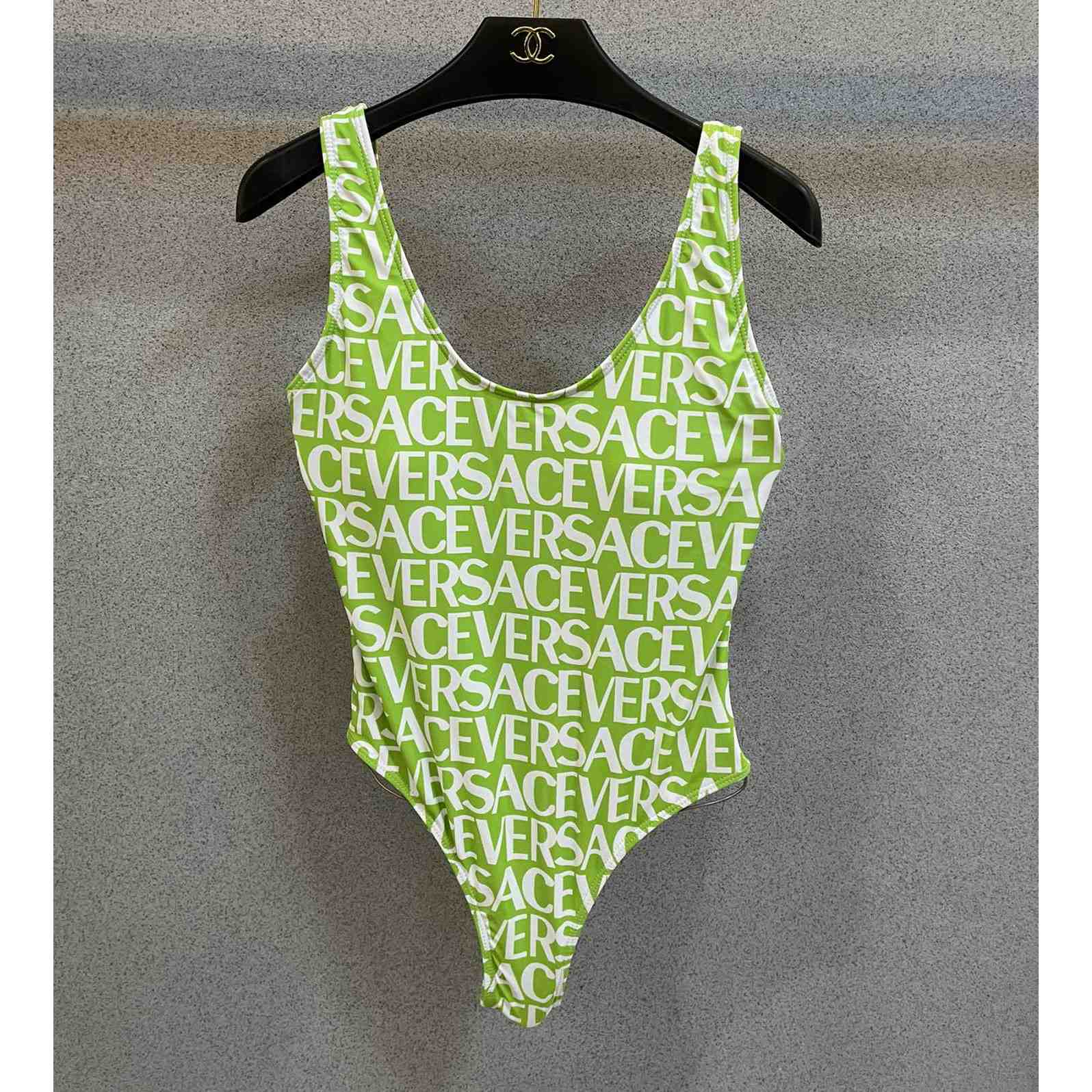 Versace Logo One-Piece Swimsuit - DesignerGu