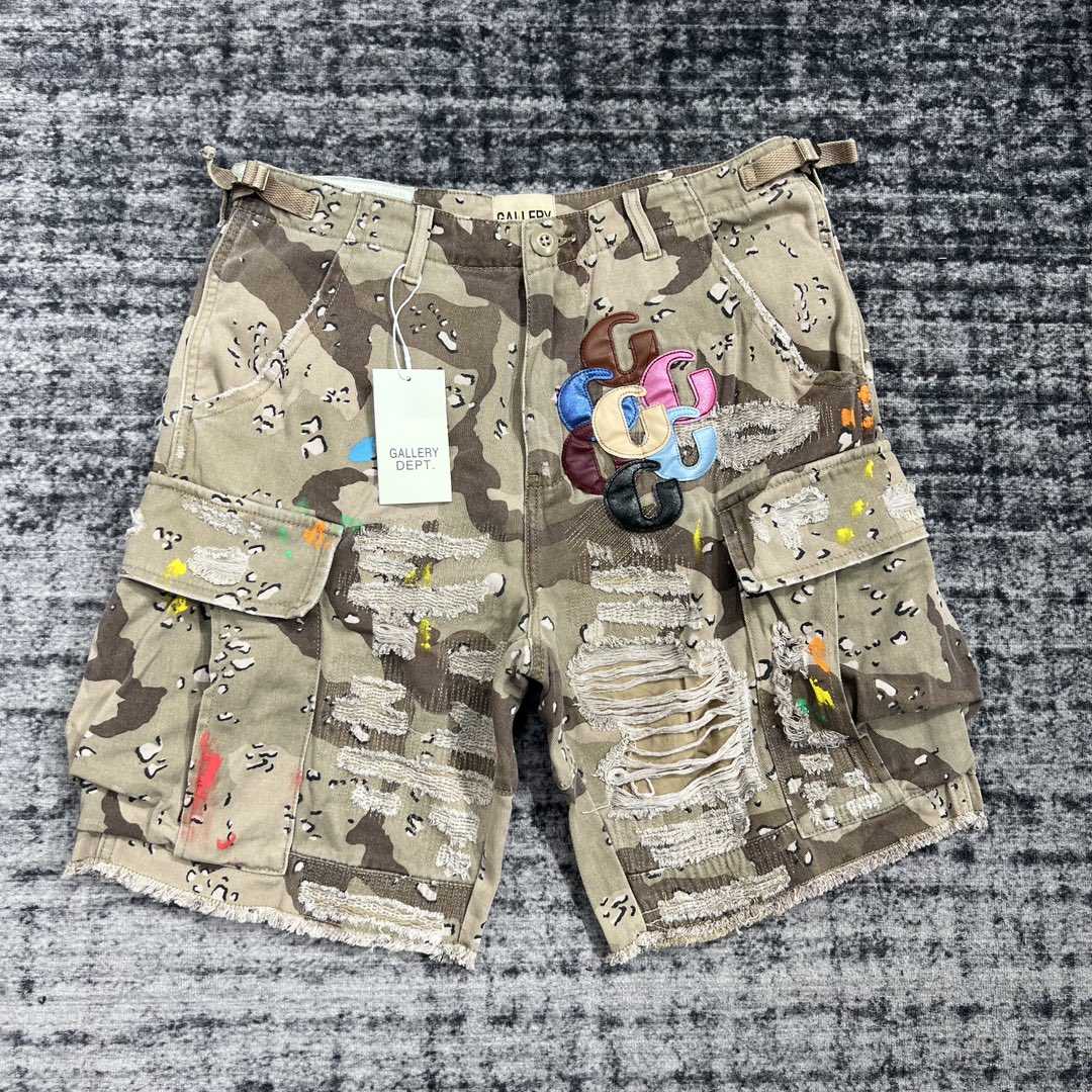 Gallery Dept G Patch Camo Cargo Shorts   630 - DesignerGu