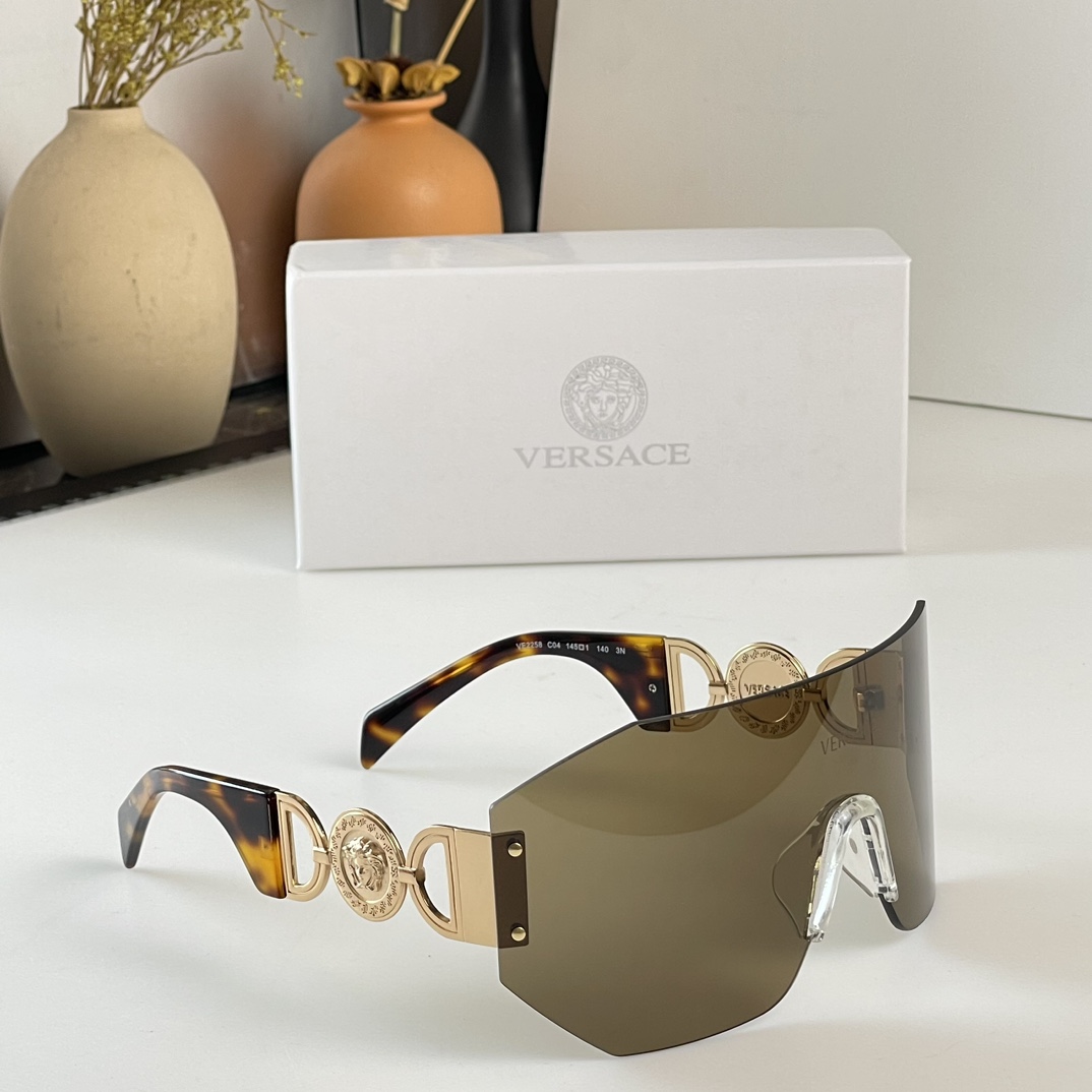 Versace Medusa Biggie Mask Sunglasses   VE2258 - DesignerGu