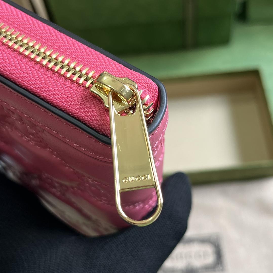 Gucci GG Matelasse Zip-around Wallet - DesignerGu