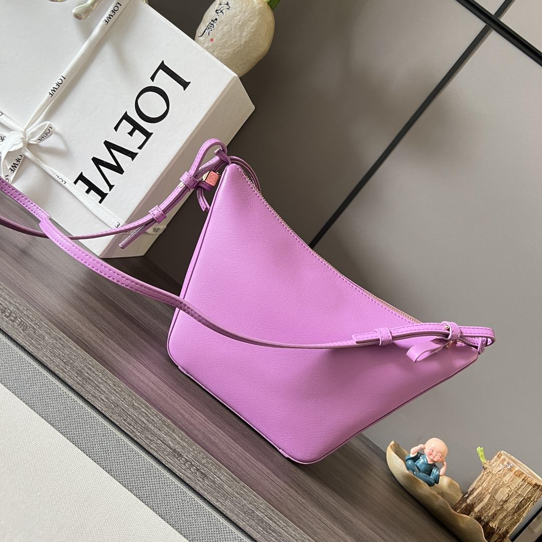 Loewe Mini Hammock Hobo Bag In Classic Calfskin - DesignerGu