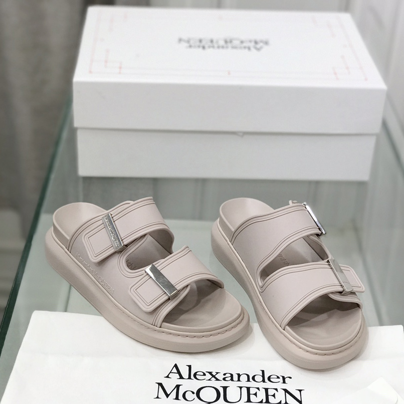 Alexander Mqueen Women's Hybrid Slide In Tea Rose - DesignerGu