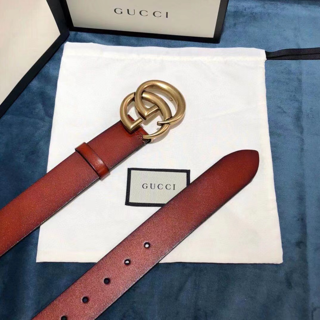 Gucci Leather Belt - DesignerGu