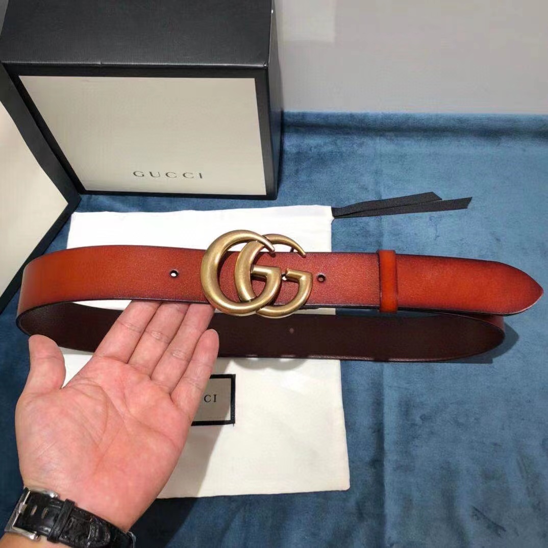 Gucci Leather Belt - DesignerGu