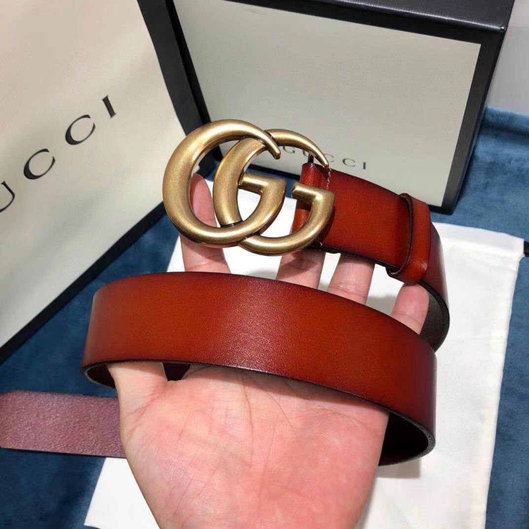 Gucci Leather Belt - DesignerGu