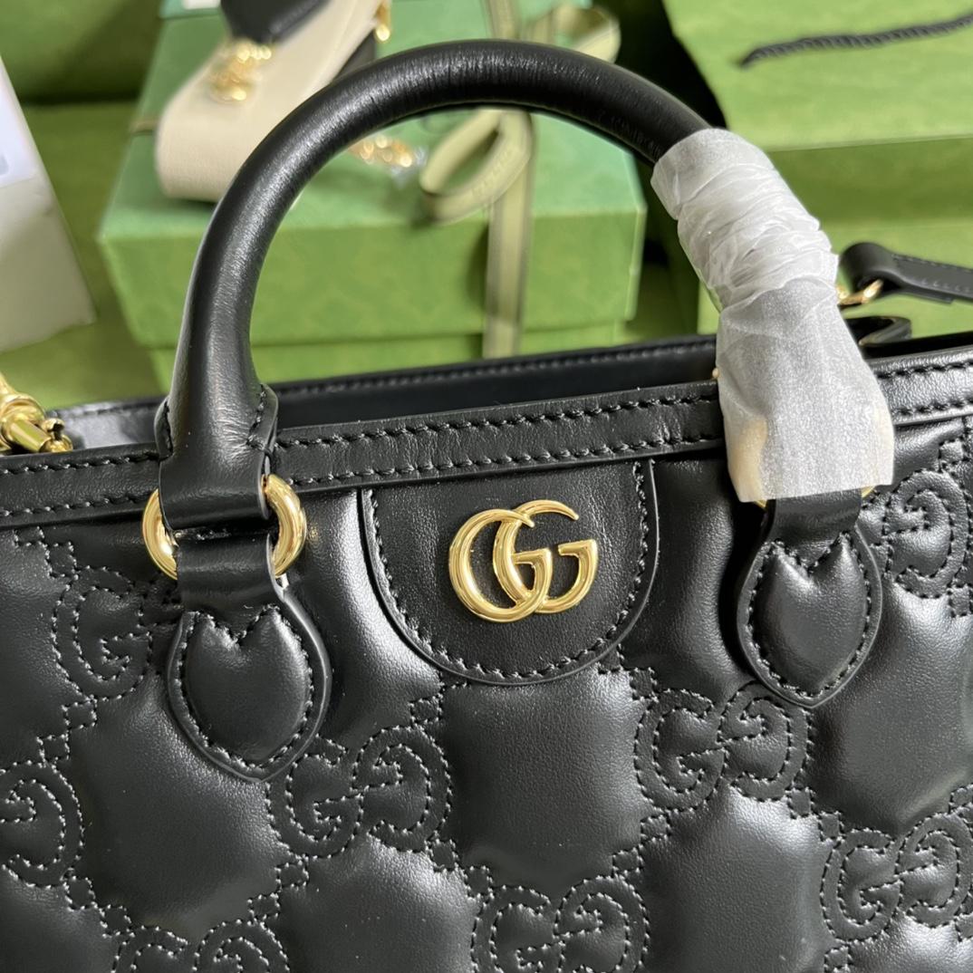 Gucci GG Matelasse MIni Top Handle Bag  (23x 22x 10cm) - DesignerGu