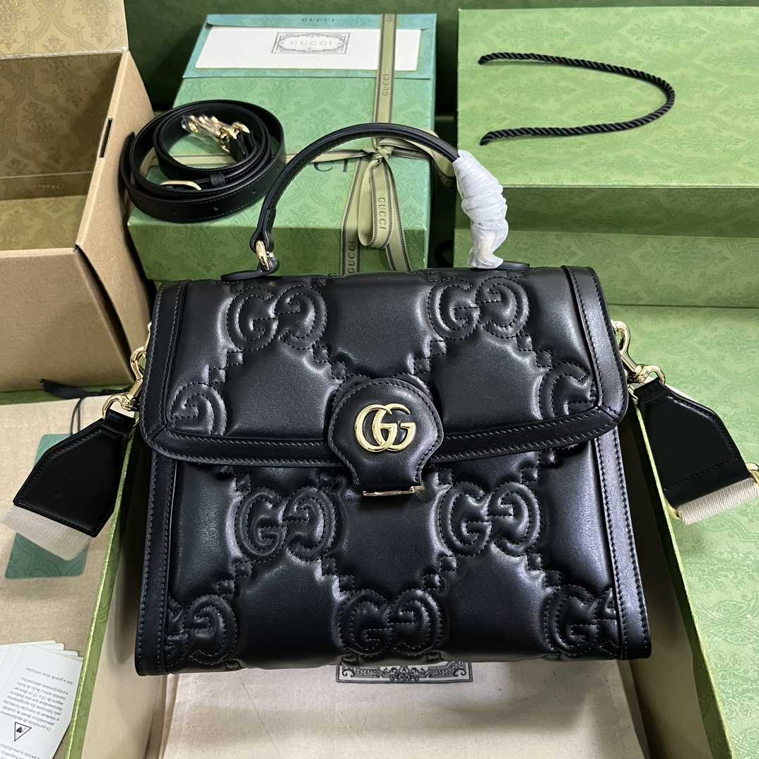 Gucci GG Matelasse Handbag (25.5x 20.5x 12.5cm) - DesignerGu