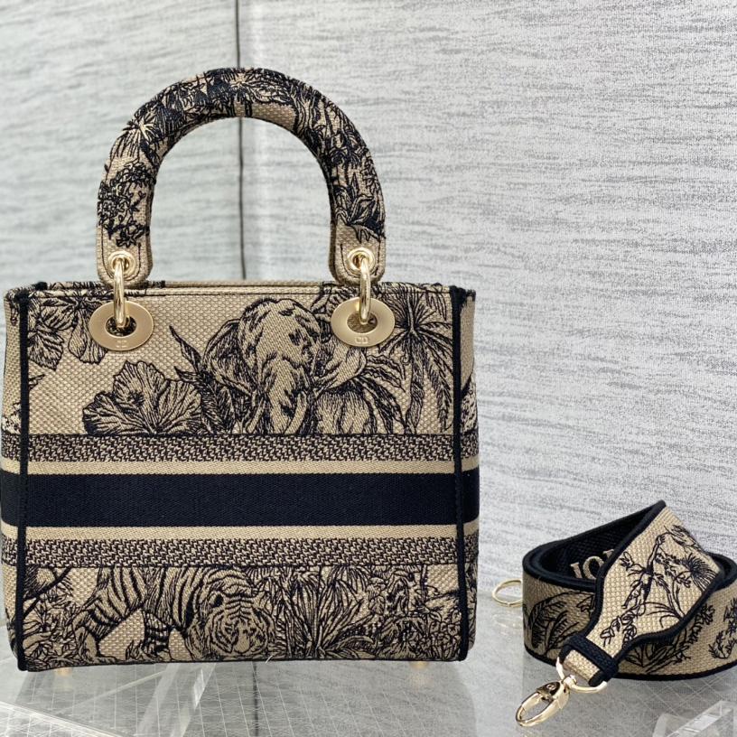 Dior Medium Lady D-lite Bag - DesignerGu