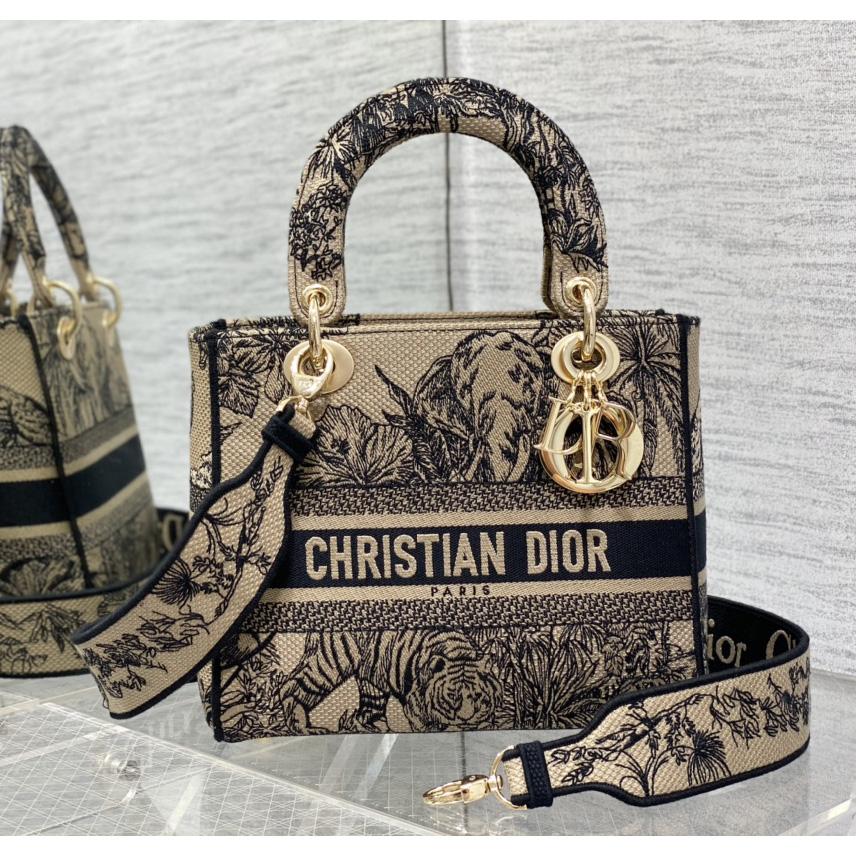 Dior Medium Lady D-lite Bag - DesignerGu