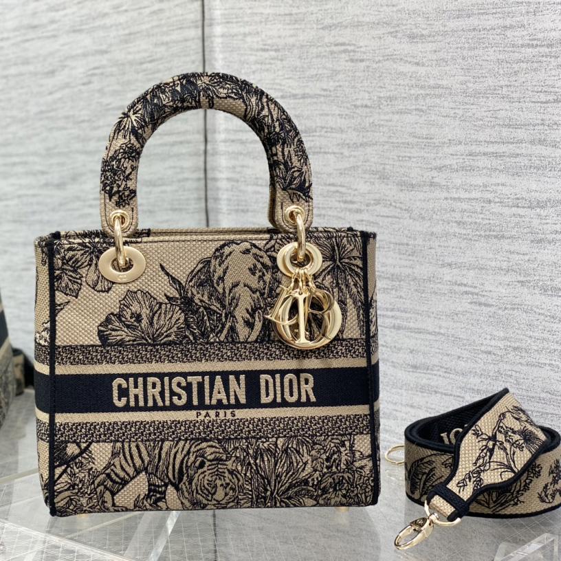 Dior Medium Lady D-lite Bag - DesignerGu