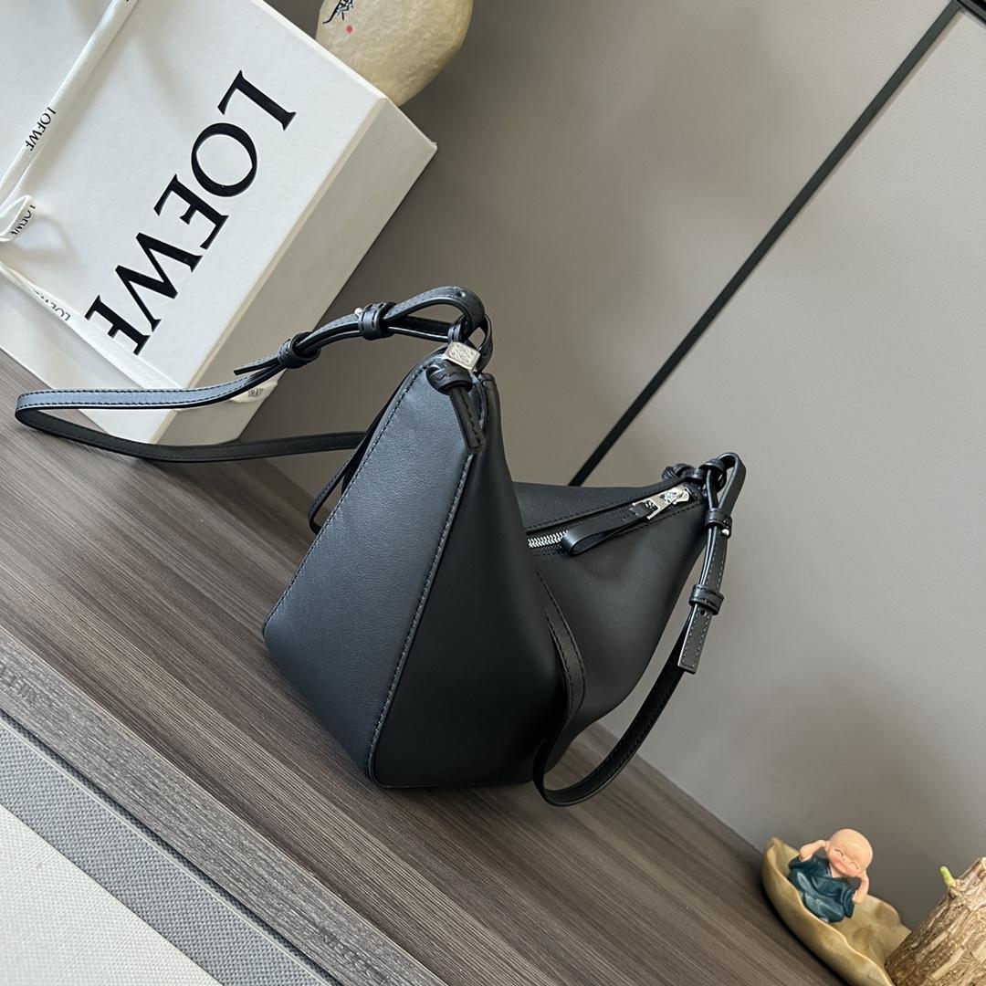 Loewe Mini Hammock Hobo Bag In Classic Calfskin - DesignerGu