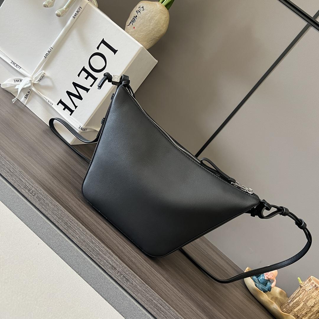 Loewe Mini Hammock Hobo Bag In Classic Calfskin - DesignerGu