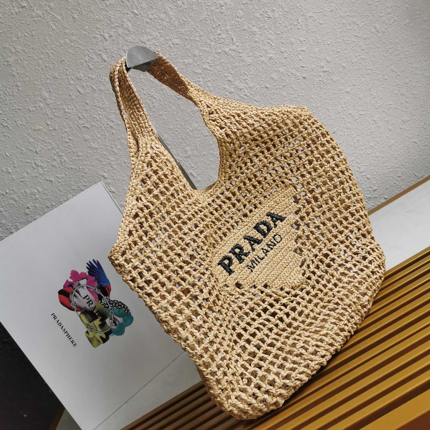 Prada Crochet Tote Bag - DesignerGu