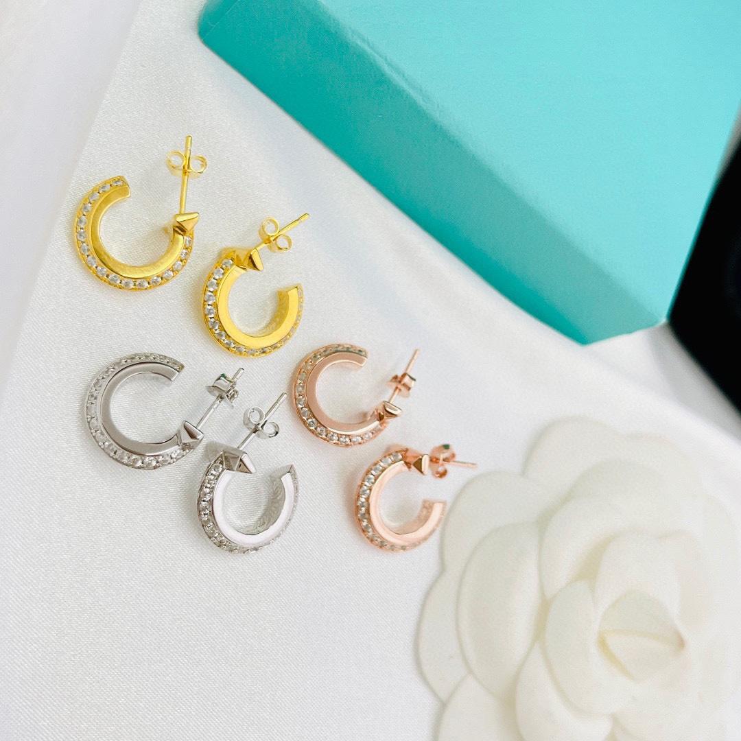 Tiffany&CO T1 Hoop Earrings - DesignerGu