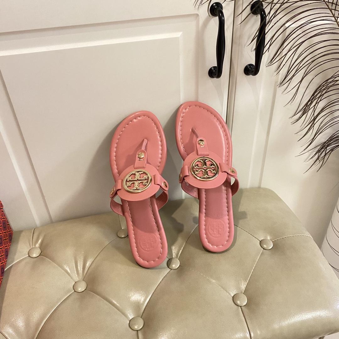 Tory Burch Leather Thong Sandals  - DesignerGu