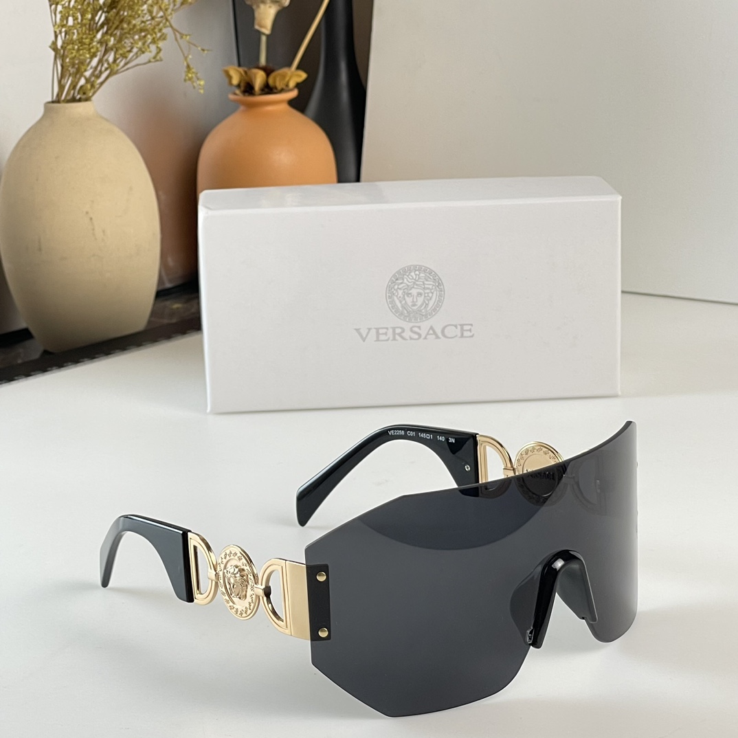 Versace Medusa Biggie Mask Sunglasses   VE2258 - DesignerGu