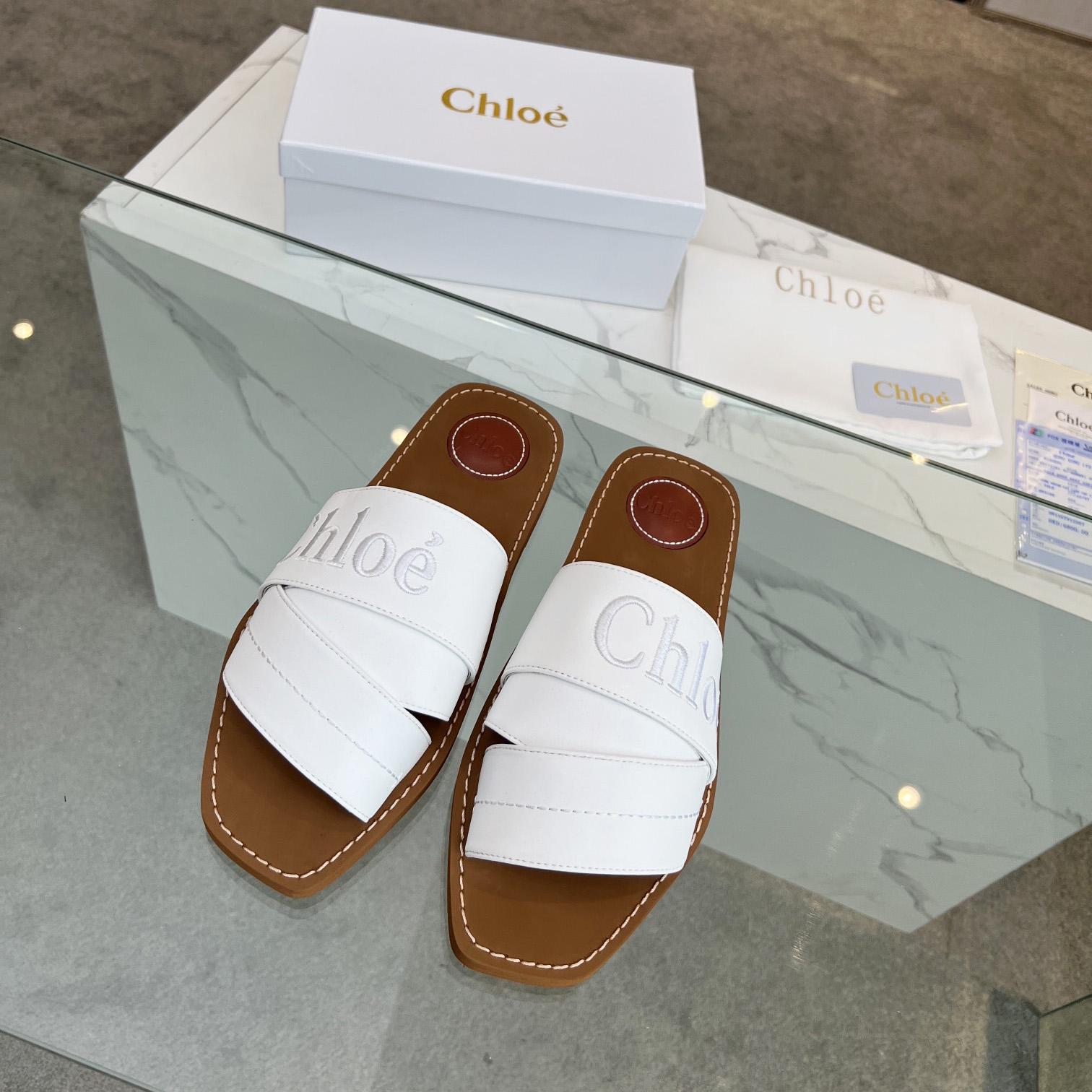 Chloe Woody Flat Mule - DesignerGu