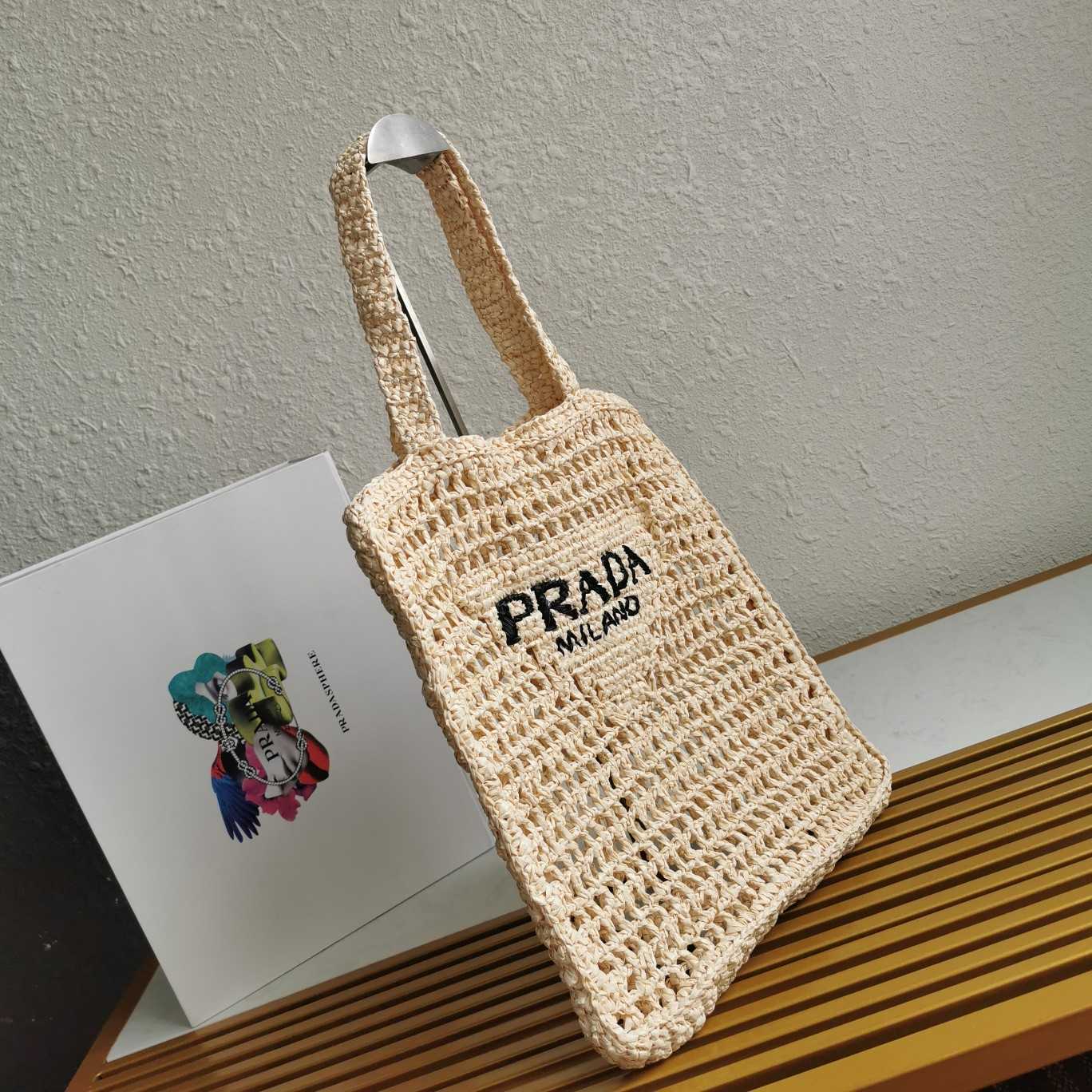 Prada Crochet Tote Bag - DesignerGu