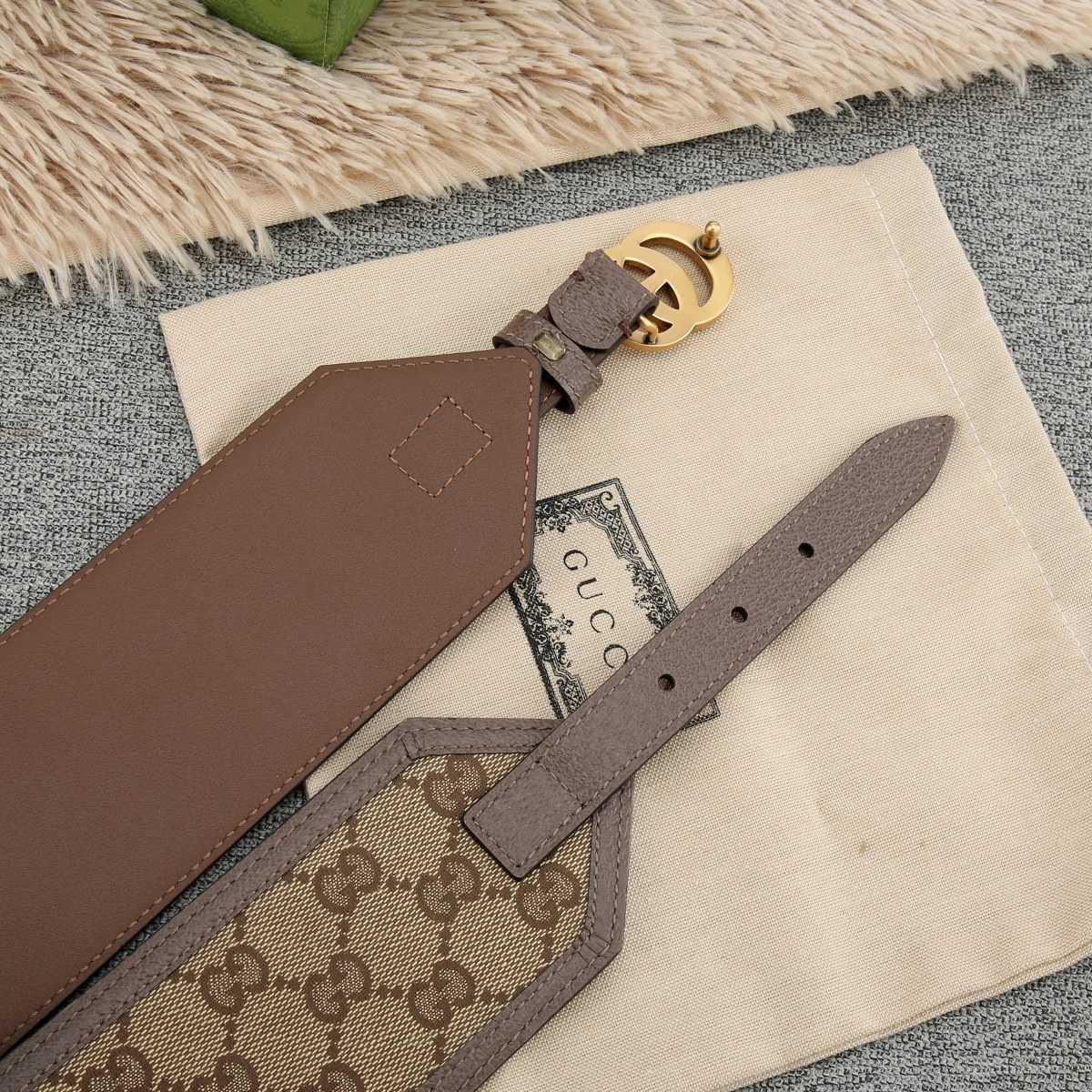 Gucci GG Marmont Wide Belt - DesignerGu