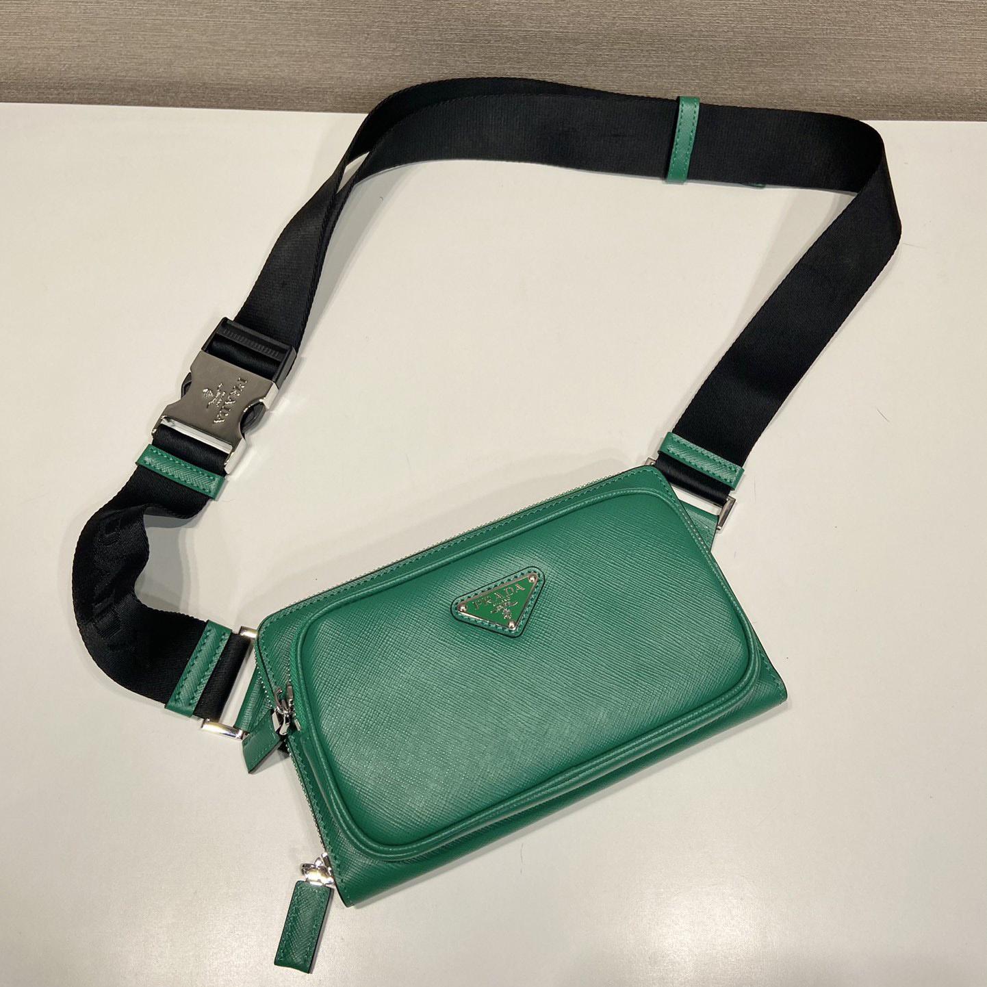 Prada Saffiano Leather Belt Bag - DesignerGu