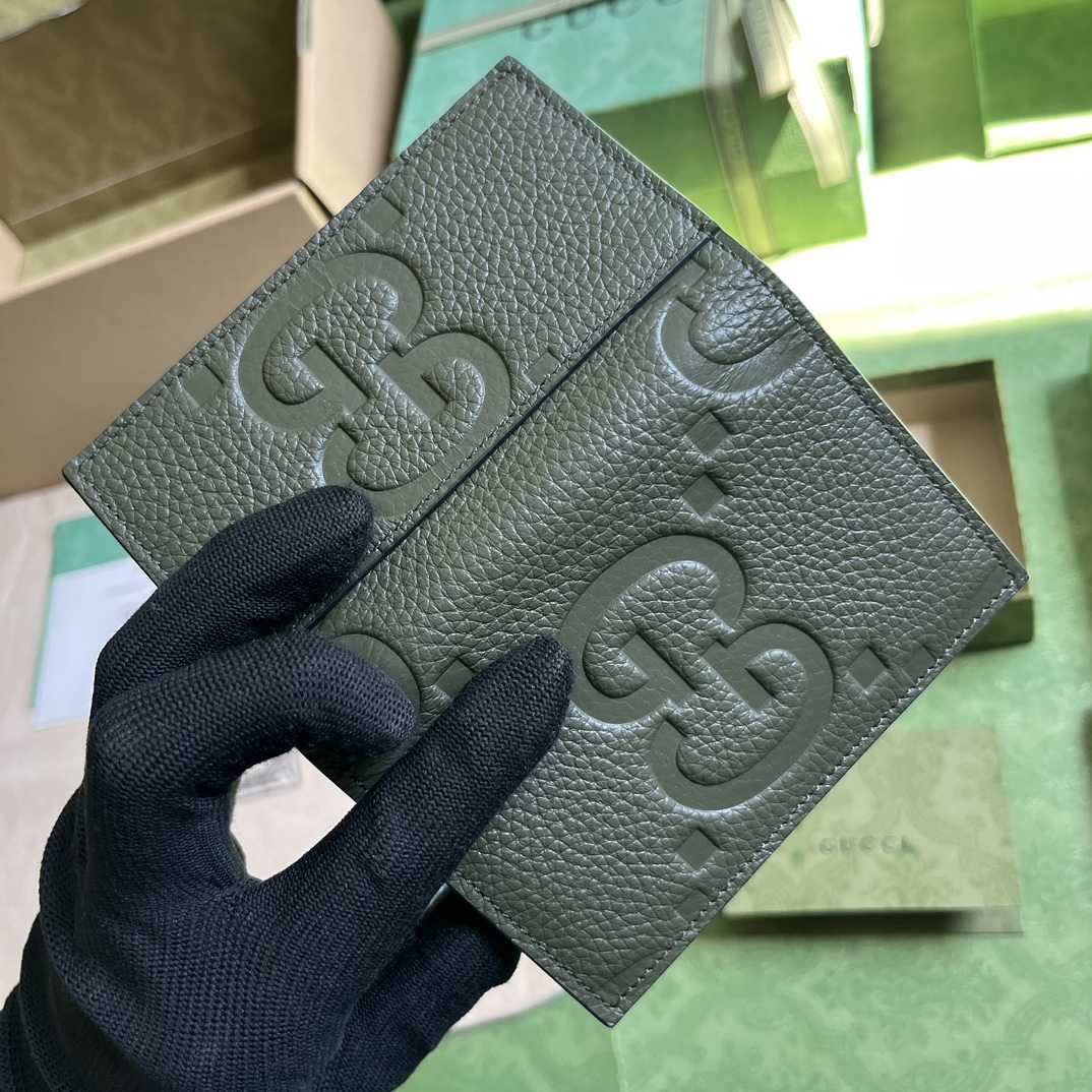 Gucci Jumbo GG Card Case - DesignerGu