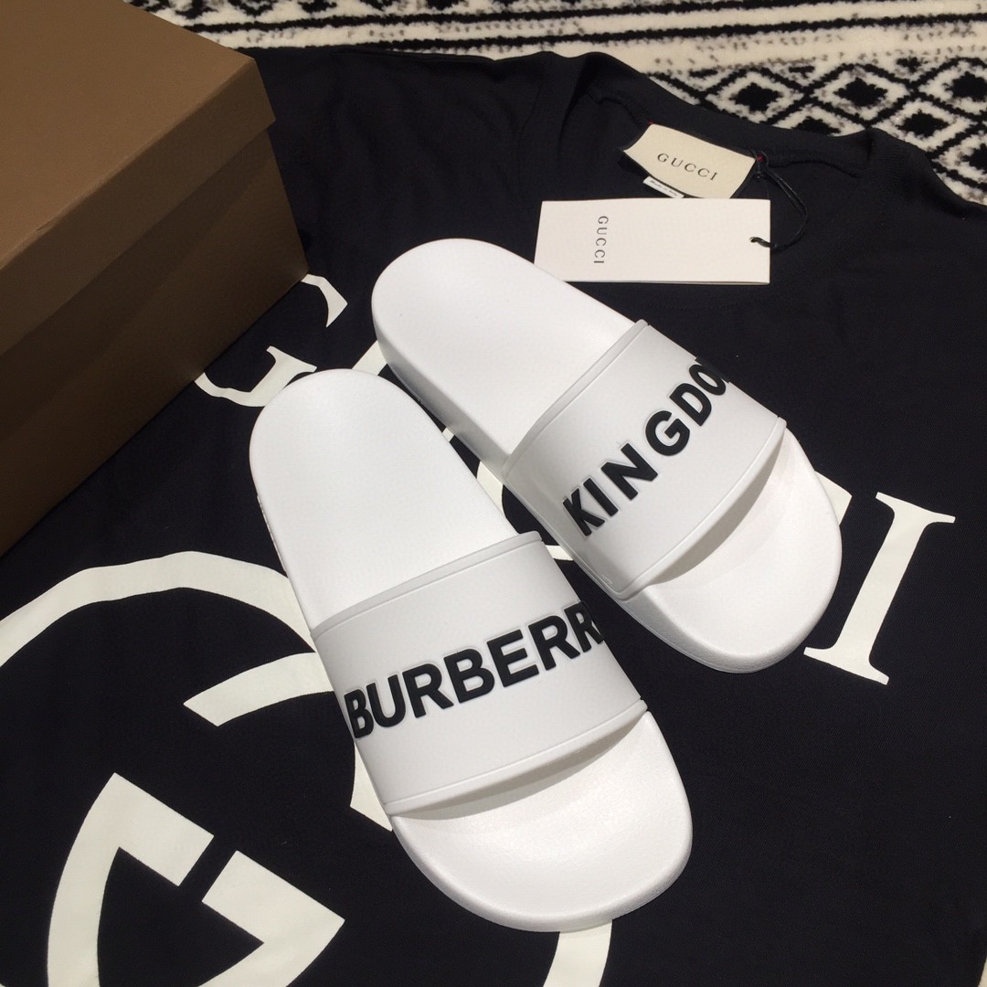 Burberry Women's Kingdom Slide Sandals - DesignerGu