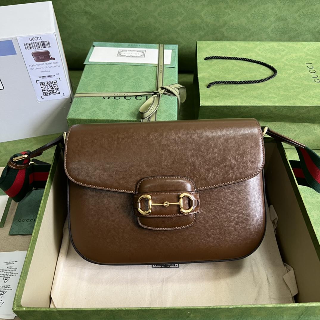 Gucci Horsebit 1955 Mini Bag(30*21*7.5cm)   - DesignerGu