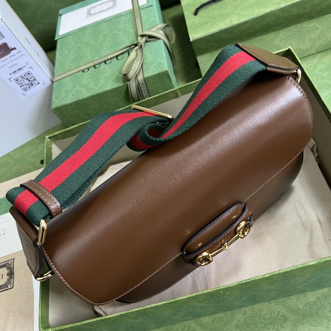 Gucci Horsebit 1955 Mini Bag(30*21*7.5cm)   - DesignerGu