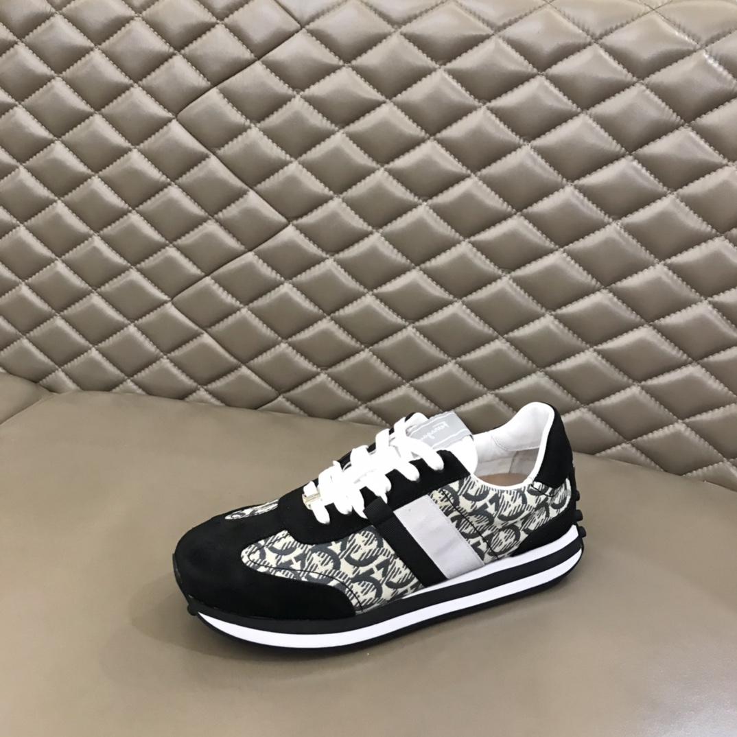 Ferragamo Fabric low-top Sneakers - DesignerGu