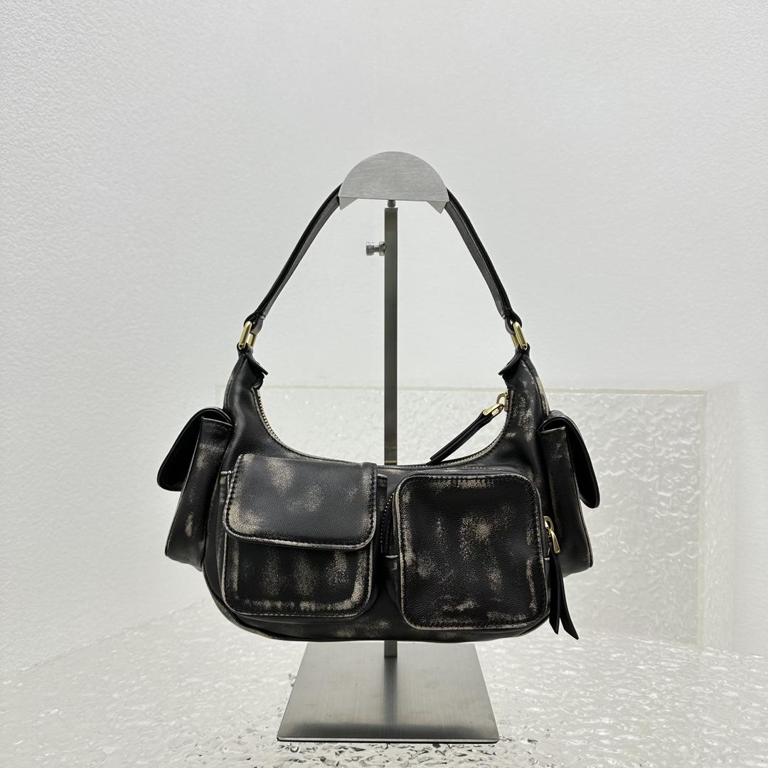 Miu Miu Nappa Leather Hobo Bag - DesignerGu