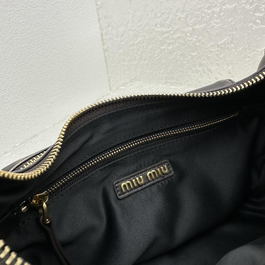 Miu Miu Nappa Leather Hobo Bag - DesignerGu