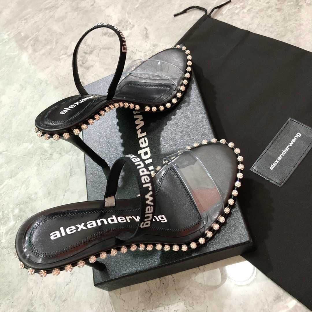 Alexander Wang Nova Pvc Strap Sandal   - DesignerGu